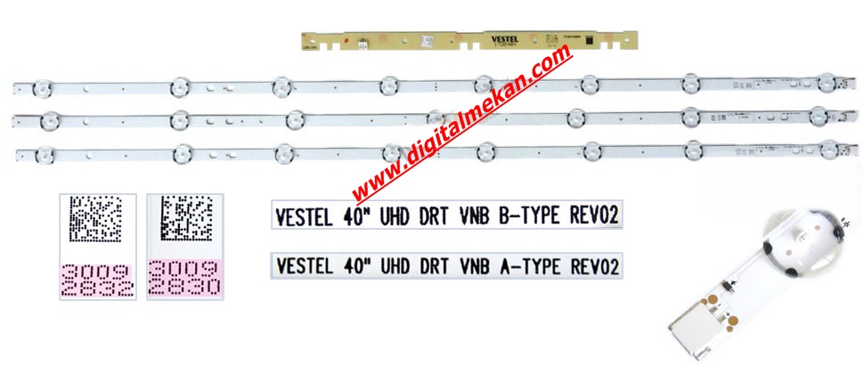 30092830, 30092832, VESTEL 40 UHD DRT VNB A-TYPE REV02, VESTEL 40 UHD DRT VNB B-TYPE REV11,